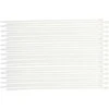 Bgs Technic Suveržimo dirželių asortimentas | balti | 8,0 x 400 mm | 30 vnt. (80774)