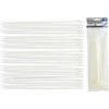 Bgs Technic Suveržimo dirželių asortimentas | balti | 4,8 x 250 mm | 50 vnt.. (80770)
