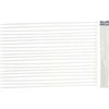Bgs Technic Suveržimo dirželių asortimentas | balti | 8,0 x 600 mm | 20 vnt. (80776)
