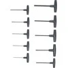 Bgs Technic T-rankenėlių atsuktuvų rinkinys | Hex šešiakampis Hex 2-10 mm | 10 vnt. (791)