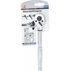 Bgs Technic Terkšlė | Smulkūs dantys | 3 viename | 6,3 mm (1/4") / 10 mm (3/8") / 12,5 mm (1/2") (71015)
