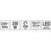 Yato Toya Sa Poland Elektrinis galąstuvas | su lempa | 250W (150X12,7 mm) (YT-822103)