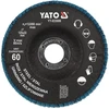 Toya Sa Poland Cirkonio lapelinis šlifavimo diskas | P60 | 125 x 22 mm (YT-833006)