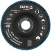 Toya Sa Poland Cirkonio lapelinis šlifavimo diskas | P40 | 125 x 22 mm (YT-833005)