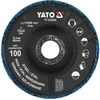 Toya Sa Poland Cirkonio žiedlapinis šlifavimo diskas | P100 | 125 × 22 mm (YT-833008)