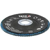 Toya Sa Poland Cirkonio žiedlapinis šlifavimo diskas | P100 | 125 × 22 mm (YT-833008)