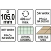 Grąžtas Deimantinė gręžimo karūna Yato YT-60435; 105 mm