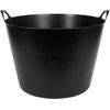 Toya Sa Poland Elastinis plastikinis indas / tara | juodas lankstus konteineris | 55 l (35582)