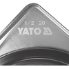 Yato Toya Sa Poland Gastronominis indas GN 1/2 | 325 × 265 × 20 mm | nerūdijantis plienas | 1,0 l (YG-00260)