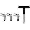 Toya Sa Poland Kaitinimo žvakių galvučių rinkinys – su kardano jungtimis – 3/8", 8–10 mm, 4 vnt (YT-05347)