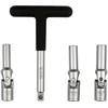 Toya Sa Poland Kaitinimo žvakių galvučių rinkinys – su kardano jungtimis – 3/8", 8–10 mm, 4 vnt (YT-05347)