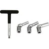 Toya Sa Poland Kaitinimo žvakių galvučių rinkinys – su kardano jungtimis – 3/8", 8–10 mm, 4 vnt (YT-05347)