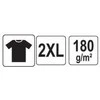 Toya Sa Poland Marškinėliai BASIC | mėlyni | 100% medvilnė | 2XL dydis (YT-78498)