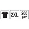 Toya Sa Poland POLO marškinėliai | balti | 100% medvilnė | 2XL dydis (YT-78610)