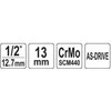 YATO ŠEŠIAKAMPIS SUDĖGIMO LIZDAS 1/2" TRUMPAS 13mm