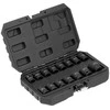 Yato Toya Sa Poland Smūginių trumpų galvučių rinkinys – AS-Drive 1/2", CrMo – 10–27 mm, 15 vnt (YT-10253)