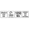 Toya Sa Poland Smulkinimo peilis | 320 mm / 25,4 mm (79563)