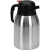 Toya Sa Poland Stalinis termosas su mygtuku | nerūdijantis plienas 201 | 2,0 l | dviguba sienelė | satininė apdaila (YG-07014)
