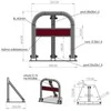 Toya Sa Poland Sulankstomas parkavimo užraktas | pasagos formos (YT-55749)