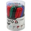 Yato Toya Sa Poland Techniniai markeriai | 36 vnt | juoda žalia raudona mėlyna (YT-69310)