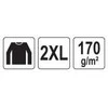Toya Sa Poland Vyriški flaneliniai marškiniai juoda/balta | 100% medvilnė | 2XL dydis (YT-78816)