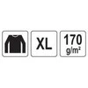 Toya Sa Poland Vyriški flaneliniai marškiniai juoda/balta | 100% medvilnė | XL dydis (YT-78815)