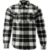 Toya Sa Poland Vyriški flaneliniai marškiniai juoda/balta | 100% medvilnė | 3XL dydis (YT-78817)