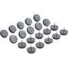 Bgs Technic Vailokinių padukų rinkinys | su vinukais | Ø 24 mm | 20 vnt. (80868)