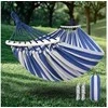 Verk Group Dvivietis sodo hamakas 200 x 150 cm mėlynas su dėklu (VERK14655)