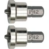 VOREL PH2 TIP FOR GKY BOARDS rinkinys. 2vnt.. 65800