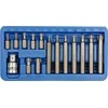 VOREL TORX sukimo antgalių rinkinys 15 vnt. 66580