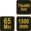 Vorel Toya Sa Poland Betono gramdiklis su rankena 75 X 400 mm | 1300 mm (05752)
