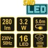 VOREL WORKSHOP LAMP SMD LED 3.2W 82699