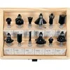 VOREL medienos pjaustytuvų rinkinys, 12 vnt., kotas 6 mm, 22552