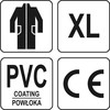 VOREL PŁASZCZ PRZECIWDESZCZOWY Tamsiai mėlynas ROZ. XL