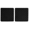 Toya Sa Poland Lipnūs padukai baldams juodi 85x85mm 2vnt. (74898)
