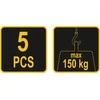 Vorel Toya Sa Poland Transportavimo ratukai baldams | rinkinys | iki 150kg/ 5 vnt. (87245)
