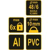 Vorel Toya Sa Poland Užraktas | aliuminis | 6 prieigos (77704)