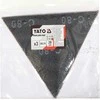 Toya Sa Poland Abrazyvinis tinklelis | delta | su velcro | 280 mm | 3 vnt. | P80 (YT-846113)