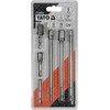 Yato Toya Sa Poland Adapterių komplektas | ilgi ir trumpi | iš 1/4"(6,3 mm) į galvutes 1/4" - 3/8" - 1/2" | 150 mm (YT-04629)