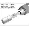 Grąžtas YATO SDS ADAPTERIAI LIZDOMS 1/4 3/8 1/2" RINKINYS.