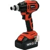 YATO bešepetėlinis smūginis veržliasukis 18V LI-ION 1/2" 1x3,0Ah 250Nm
