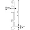 YATO KOŃCÓWKA / BIT 1/4" TRI-WINGS 2x100mm + 4x100mm 2vnt.. 0497