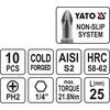 Yato Toya Sa Poland Antgalis PH2x25 mm 10 vnt. (YT-0475)