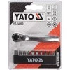 Yato Toya Sa Poland Antgalių rinkinys su terkšle 1/4" | 11 vnt. (YT-14390)