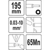 YATO AUTOMATINĖ IZOLIACIJOS JUOSTELĖ 0,03-10mm2