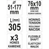 Yato Toya Sa Poland Cilindrų šveitiklis (Honas) 3-kojis | Ø 51 - 177 mm (YT-05812)