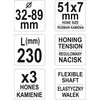 Yato Toya Sa Poland Cilindrų šveitiklis (Honas) 3-kojis | Ø 32 - 89 mm (YT-05811)