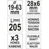 Yato Toya Sa Poland Cilindrų šveitiklis (Honas) 3-kojis | Ø 19 - 63 mm (YT-05810)