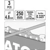 Yato Toya Sa Poland Dildelės | pjūklo grandinėms galąsti | 4.8 mm | 3 vnt. (YT-85027)